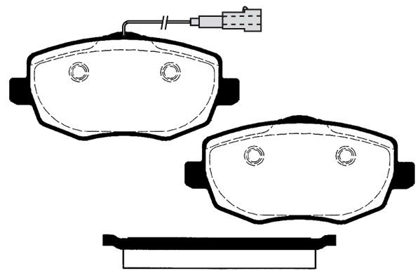 RAICAM Brake pad set Article number: RA.0332.2 cheaply