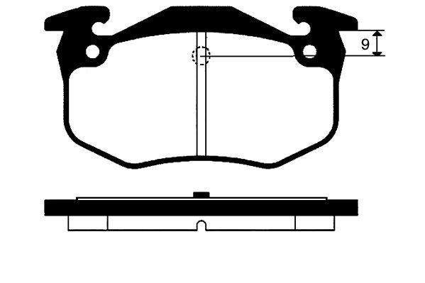 RAICAM Brake pad set Article number: RA.0608.1 cheaply
