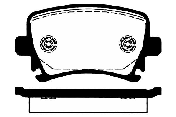 RAICAM Brake pad set Article number: RA.0818.1 cheaply