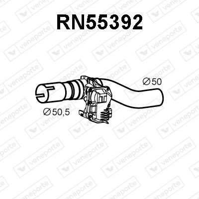 VENEPORTE Udstødningsrør Varenummer: RN55392 billige