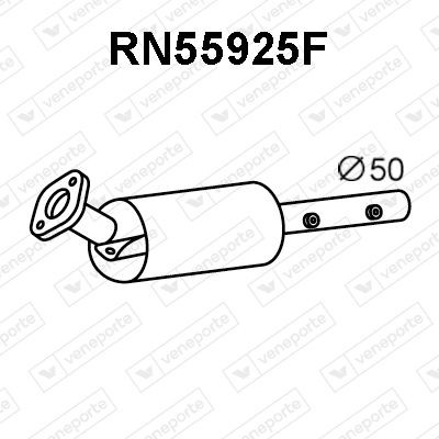 VENEPORTE Diesel particulate filter Article number: RN55925F cheaply
