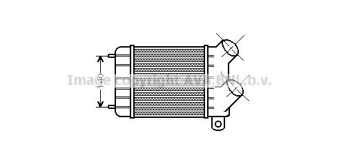 PRASCO Intercooler Article number: RT4124 cheaply