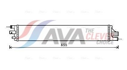 AVA COOLING SYSTEMS Engine radiator Article number: RTA2559 cheaply