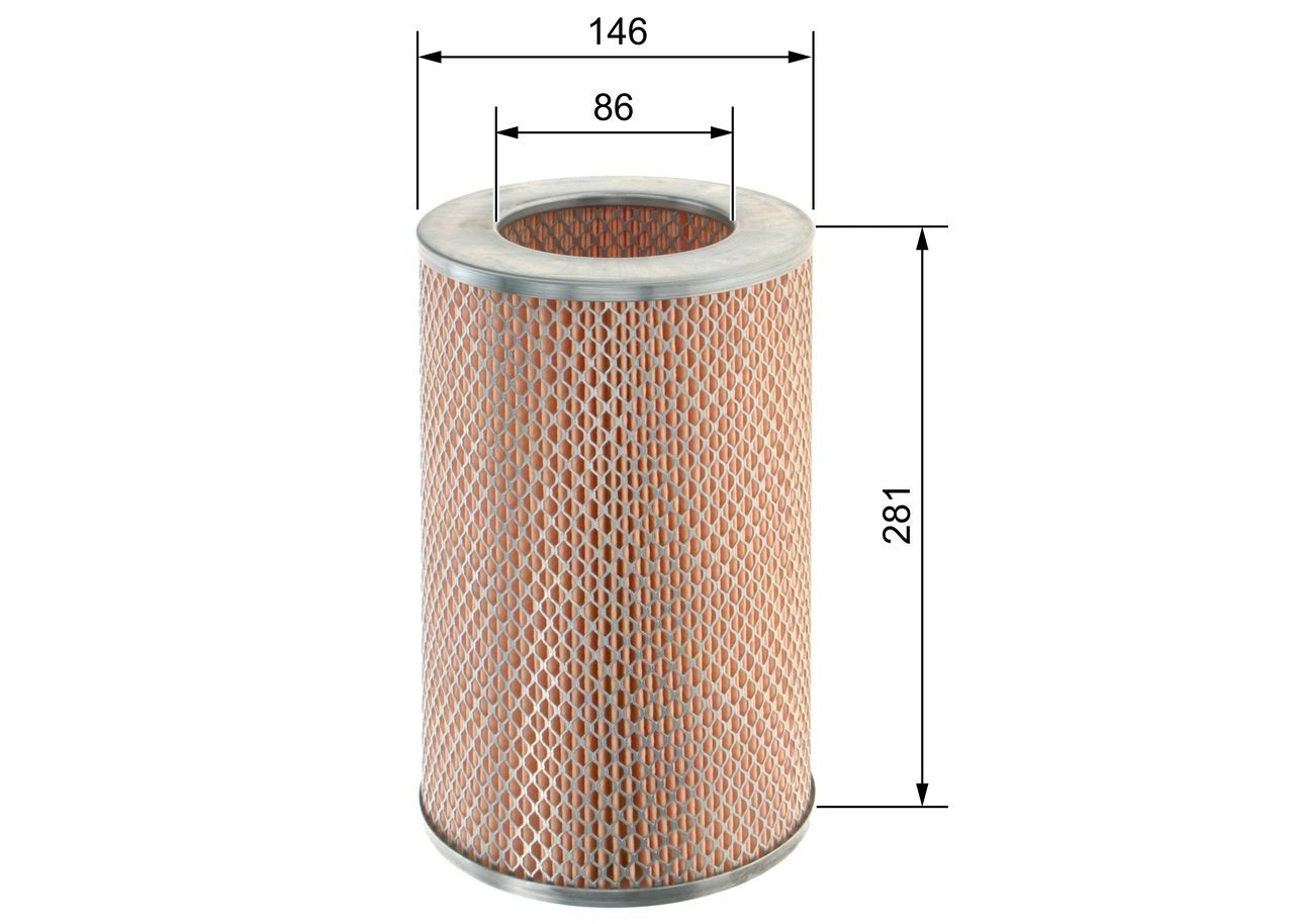 BOSCH Air filter Article number: F 026 400 092 cheaply