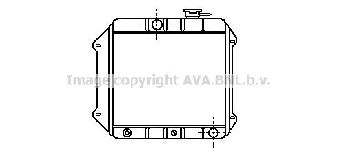 PRASCO Engine radiator Article number: SI2009 cheaply