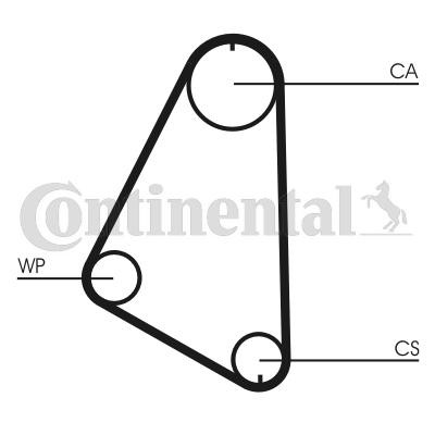 CONTITECH Timing Belt Article number: CT526 cheaply