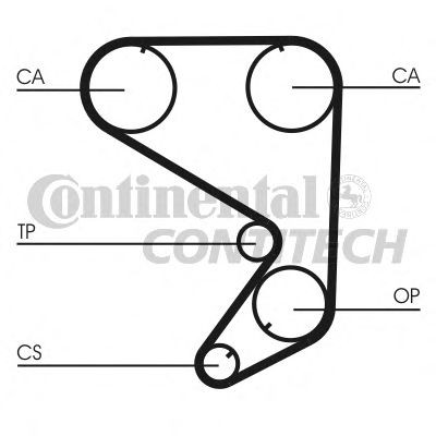CONTITECH Timing Belt Article number: CT652 cheaply