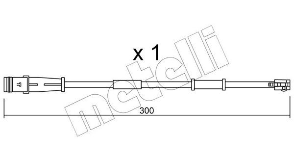 METELLI Brake pad wear sensor Article number: SU.320 cheaply