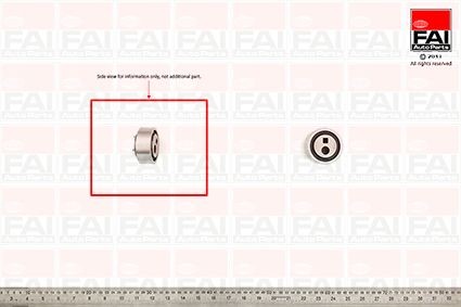 FAI AutoParts Timing belt tensioner pulley Article number: T2919 cheaply