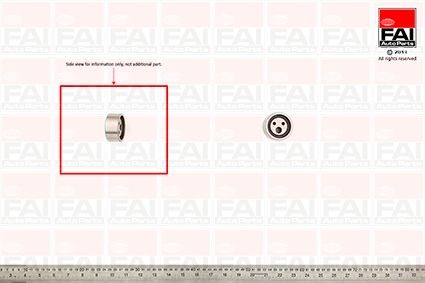 FAI AutoParts Pingutusrull, Hammasrihm Artikli number: T6085 soodsalt