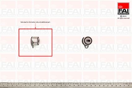 FAI AutoParts Timing belt tensioner pulley Article number: T6440 cheaply
