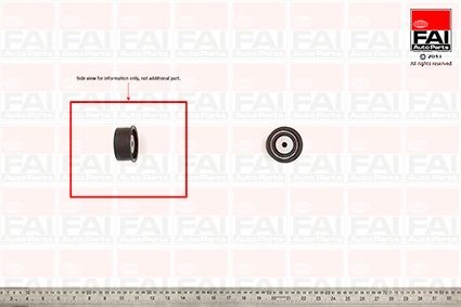 FAI AutoParts Timing belt deflection pulley Article number: T9262 cheaply