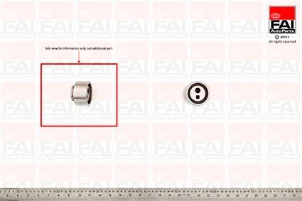 FAI AutoParts Timing belt tensioner pulley Article number: T9270 cheaply
