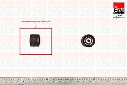 FAI AutoParts Timing belt deflection pulley Article number: T9370 cheaply