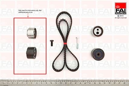 FAI AutoParts Timing belt kit Article number: TBK124 cheaply