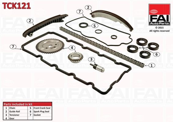 FAI AutoParts Timing belt kit Article number: TBK165 cheaply