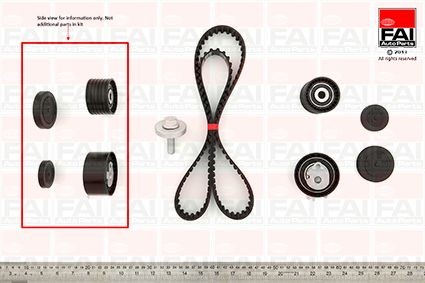 FAI AutoParts Timing belt kit Article number: TBK171 cheaply