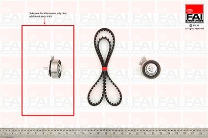 FAI AutoParts Timing belt kit Article number: TBK53 cheaply
