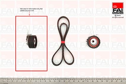 FAI AutoParts Timing belt kit Article number: TBK75 cheaply