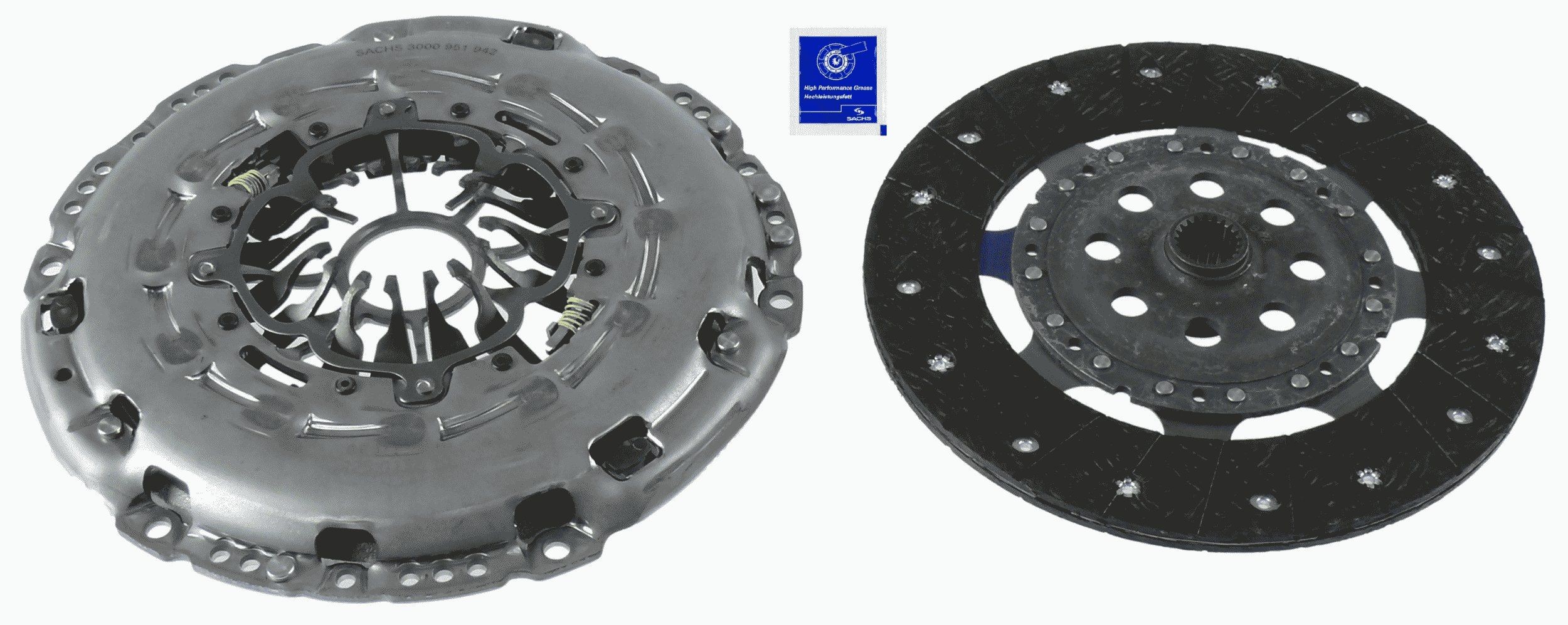 SACHS Clutch kit Article number: 3000 951 942 cheaply