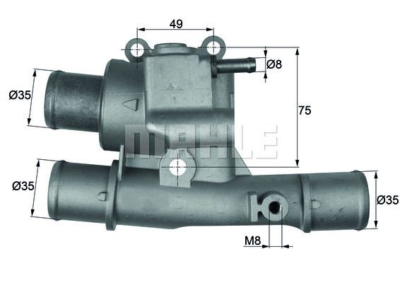 BEHR THERMOT-TRONIK Thermostat Article number: TI 6 80 cheaply