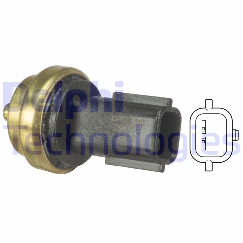 DELPHI Sensor, coolant temperature Article number: TS10458 cheaply