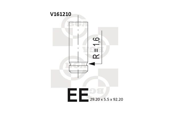 BGA Indsugningsventil Varenummer: V161210 billige