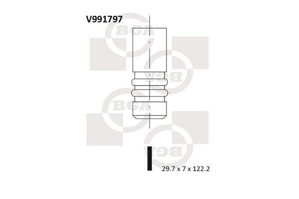 BGA Inlet valve Article number: V991797 cheaply