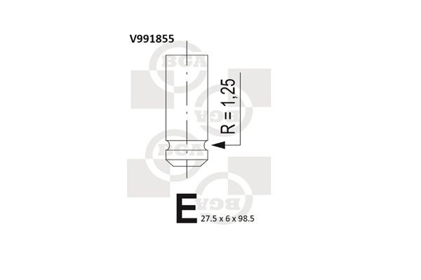 BGA Inlet valve Article number: V991855 cheaply