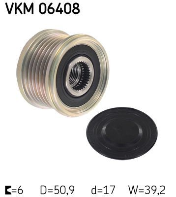 SKF Alternator Freewheel Clutch Article number: VKM 06408 cheaply