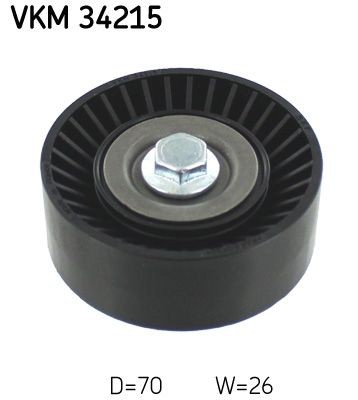 SKF Deflection / Guide Pulley, v-ribbed belt Article number: VKM 34215 cheaply