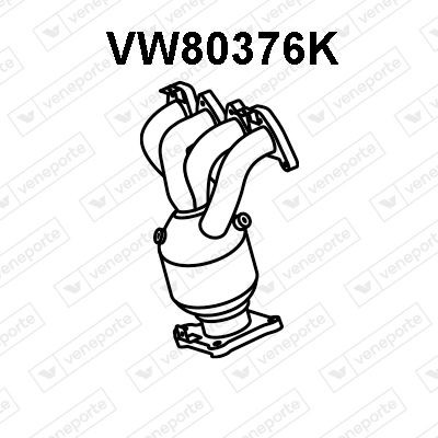VENEPORTE Kollektorkatalüsaator Artikli number: VW80376K soodsalt