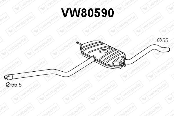 VENEPORTE Kesksummuti Artikli number: VW80590 soodsalt