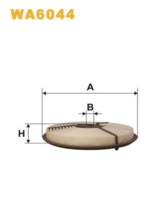 WIX FILTERS Luftfilter Varenummer: WA6044 billige