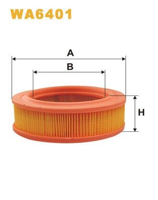 WIX FILTERS Luftfilter Varenummer: WA6401 billige