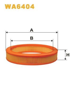 WIX FILTERS Luftfilter Varenummer: WA6404 billige