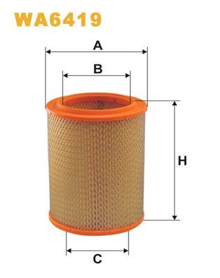 WIX FILTERS Luftfilter Varenummer: WA6419 billige