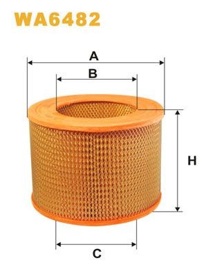 WIX FILTERS Air filter Article number: WA6482 cheaply