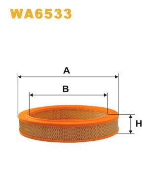 WIX FILTERS Air filter Article number: WA6533 cheaply