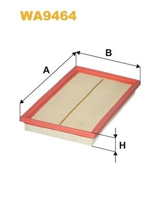 WIX FILTERS Air filter Article number: WA9464 cheaply