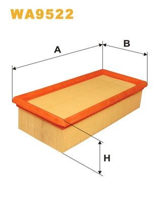 WIX FILTERS Air filter Article number: WA9522 cheaply