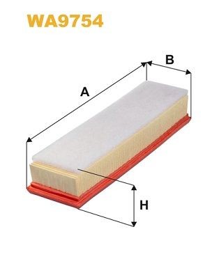 WIX FILTERS Air filter Article number: WA9754 cheaply