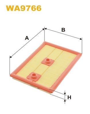 WIX FILTERS Luftfilter Varenummer: WA9766 billige