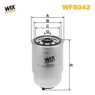 WIX FILTERS Brændstof-filter Varenummer: WF8042 billige