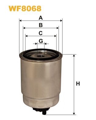 WIX FILTERS Fuel filter Article number: WF8068 cheaply