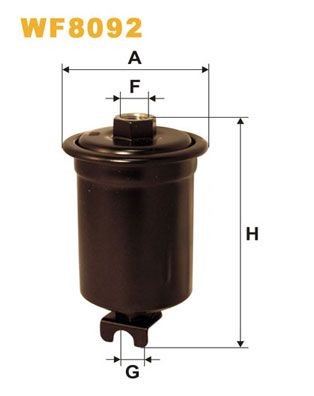 WIX FILTERS Drivstoffilter artikkelnummer: WF8092 billig