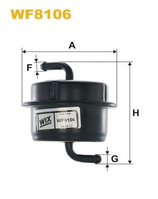 WIX FILTERS Brændstof-filter Varenummer: WF8106 billige