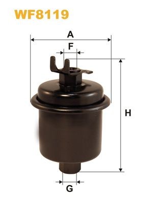 WIX FILTERS Fuel filter Article number: WF8119 cheaply