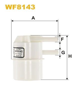 WIX FILTERS Brændstof-filter Varenummer: WF8143 billige