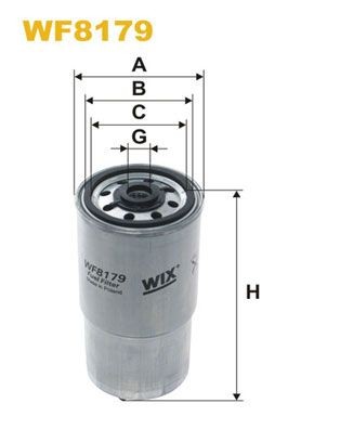 WIX FILTERS Fuel filter Article number: WF8179 cheaply